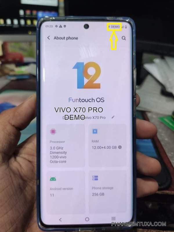 Remove Demo Vivo X70 Pro
