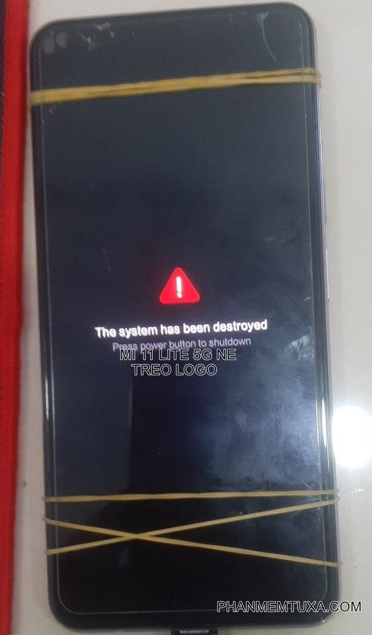 Xiaomi 11 Lite 5G NE treo Logo, Fix lỗi System has been Destroyed